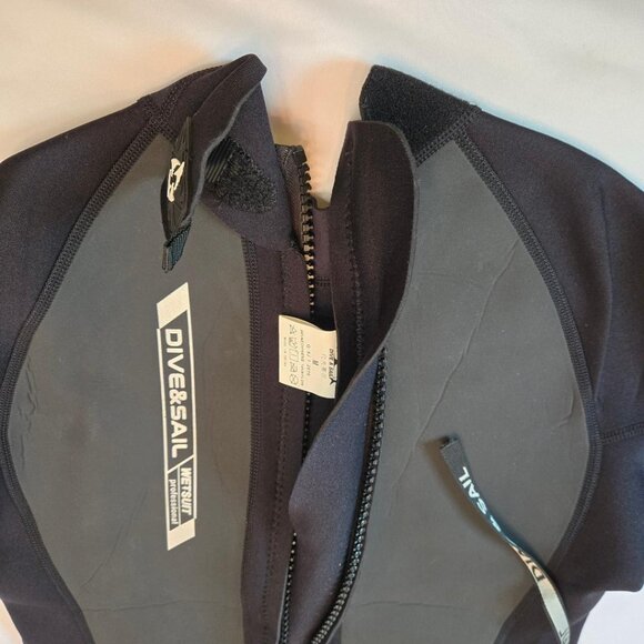 DIVE & SAIL Women's Shorty Wetsuit for Scuba or Snorkeling 2mm Sz: M Black/Gray - Picture 6 of 9